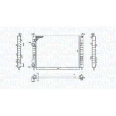 350213196300 MAGNETI MARELLI Радіатор охолодження двигуна