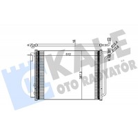 390900 KALE OTO RADYATÖR Конденсатор кондиціонера