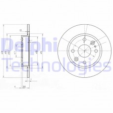 BG2803 DELPHI Гальмівний диск