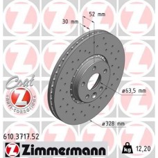 610.3717.52 ZIMMERMANN Гальмівний диск