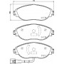 P 85 144X BREMBO Комплект гальмівних колодок дисковий гальм