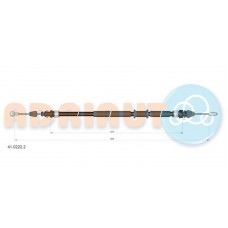 41.0222.2 ADRIAUTO Тросик, cтояночный тормоз