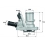 TI 144 88 MAHLE Термостат охолоджувальна рідина