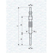062900079304 MAGNETI MARELLI Свічка розжарювання