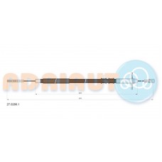27.0266.1 ADRIAUTO Тросик, cтояночный тормоз