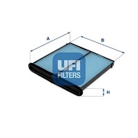 34.409.00 UFI Фільтр повітря у внутрішньому просторі