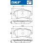 VKBP 80081 SKF Комплект гальмівних колодок дисковий гальм