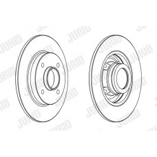 562938JC-1 JURID Гальмівний диск