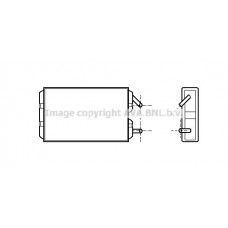 VO6041 AVA QUALITY COOLING Теплообмінник обігрів салону