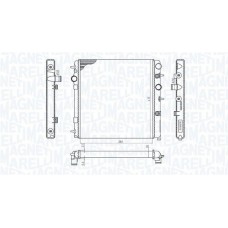 350213198700 MAGNETI MARELLI Радіатор охолодження двигуна