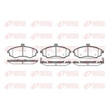 0893.02 REMSA Комплект гальмівних колодок дисковий гальм