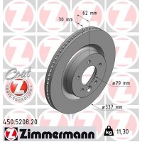 450.5208.20 ZIMMERMANN Гальмівний диск