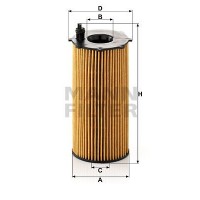 HU 820/2 x MANN-FILTER Масляний фільтр