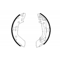 0 986 487 655 BOSCH Комплект гальмівних колодок