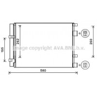 HY5396D AVA QUALITY COOLING Конденсатор кондиціонера