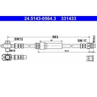 24.5143-0564.3 ATE Гальмівний шланг