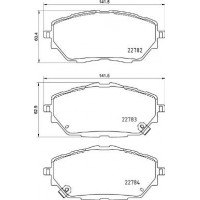 P 83 171 BREMBO КомплеК т гальмівних колодок, дискове гальмо