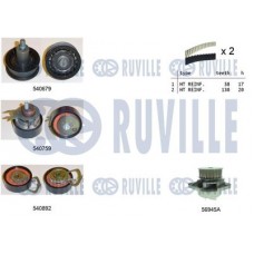 5503811 RUVILLE Водяний насос комплект зубчастого ременя