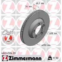 460.4504.20 ZIMMERMANN Гальмівний диск