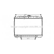 DN2238 AVA QUALITY COOLING Радіатор охолодження двигуна