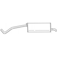 42602 SIGAM Глушник вихлопних газів кінцевий