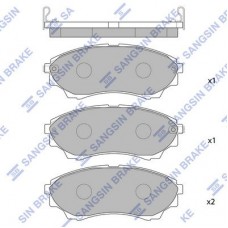 SP1479 Hi-Q Комплект гальмівних колодок дисковий гальм