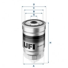 24.351.00 UFI Паливний фільтр