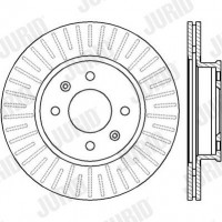 562427JC JURID Гальмівний диск