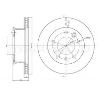 800-418 CIFAM Гальмівний диск