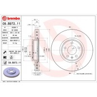 09.B972.11 BREMBO Гальмівний диск
