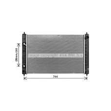 DN2468 AVA QUALITY COOLING Радіатор охолодження двигуна