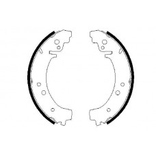 0 986 487 217 BOSCH Комплект гальмівних колодок
