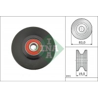 531 0939 10 INA натяжний ролик, Клиновий ремінь