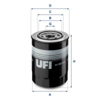 23.237.00 UFI Масляний фільтр