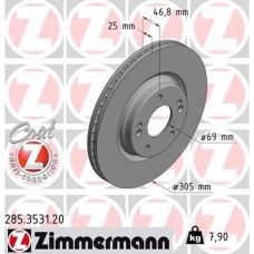 285.3531.20 ZIMMERMANN Гальмівний диск