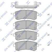 SP1801 Hi-Q Комплект гальмівних колодок дисковий гальм