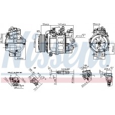 890755 NISSENS Компресор кондиціонера