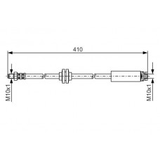1 987 481 022 BOSCH Гальмівний шланг