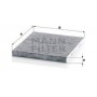 CUK 23 009 MANN-FILTER Фільтр повітря у внутрішньому просторі