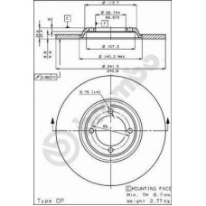 14038 AP Гальмівний диск
