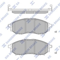 SP1249 Hi-Q КомплеК т гальмівних колодок, дискове гальмо