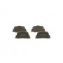 0 986 424 730 BOSCH Комплект гальмівних колодок дисковий гальм
