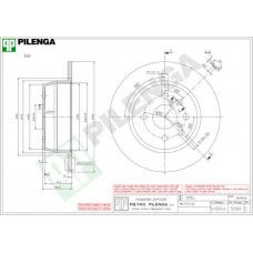 5069 PILENGA Гальмівний диск