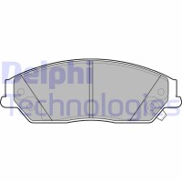 LP2714 DELPHI КомплеК т гальмівних колодок, дискове гальмо