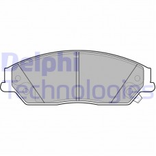 LP2714 DELPHI КомплеК т гальмівних колодок, дискове гальмо
