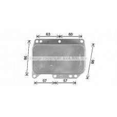 OL3710 AVA QUALITY COOLING масляний радіатор двигунне олива