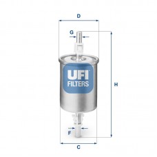 3151500 UFI Паливний фільтр