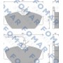 FO 492681 FOMAR Friction Комплект гальмівних колодок дисковий гальм