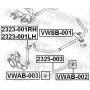 VWSB001 FEBEST Опора стабілізатора