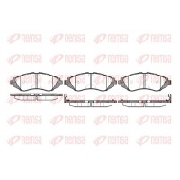 0645.02 REMSA КомплеК т гальмівних колодок, дискове гальмо